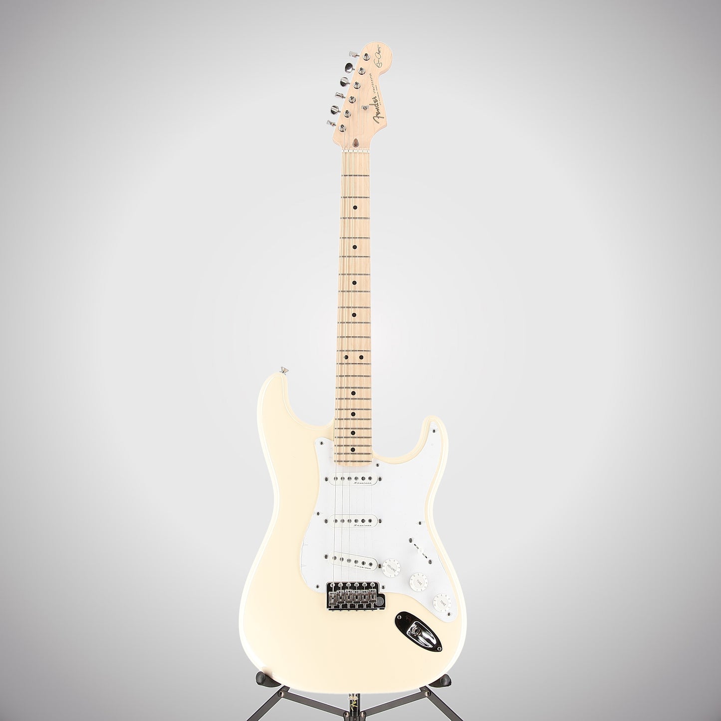 Fender Eric Clapton Stratocaster, Maple Fingerboard, Olympic White (O1) (44536)