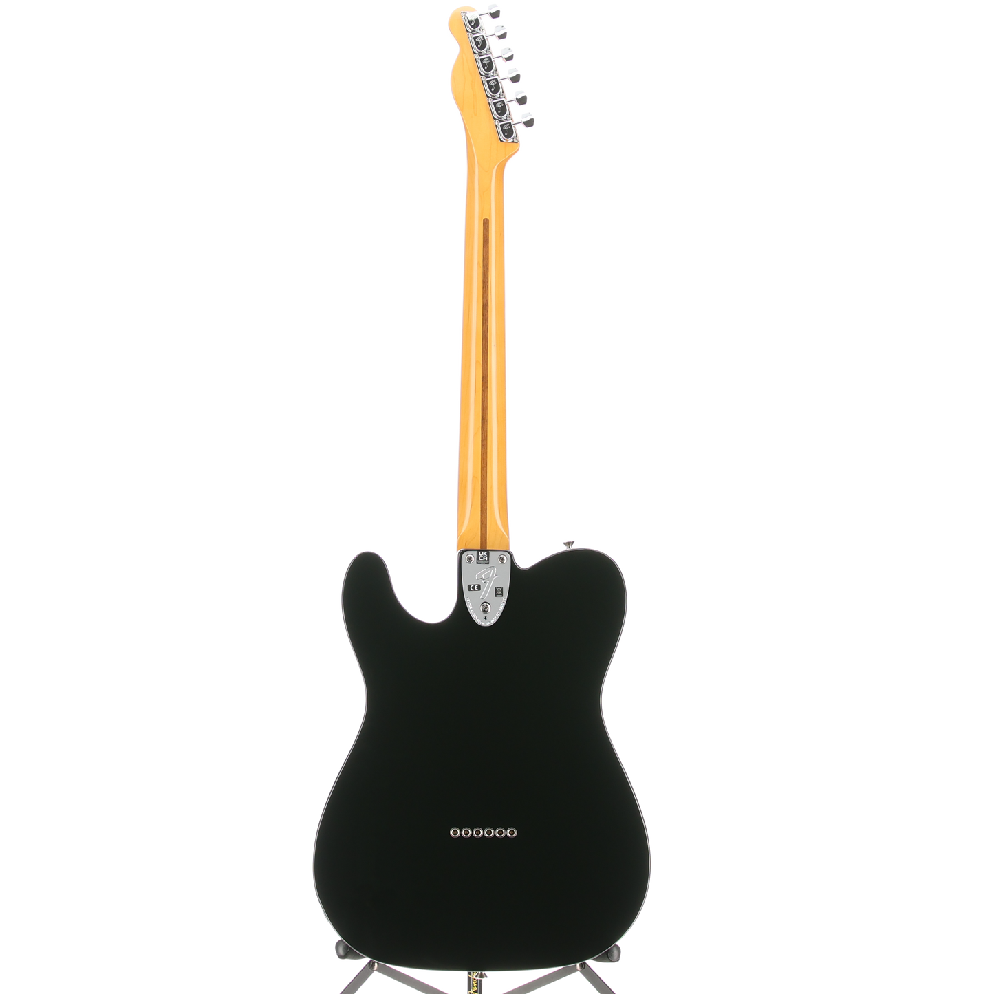 Fender American Vintage II 1977 Telecaster Custom, Maple Fingerboard, Black (E1) (30759)