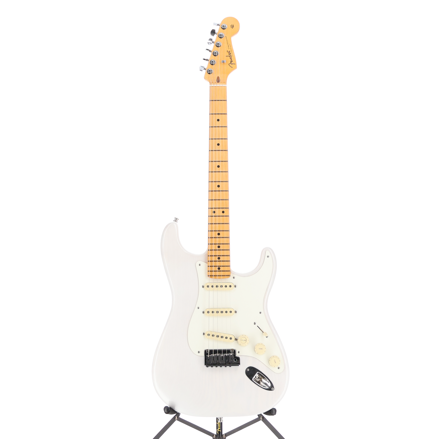 Fender American Ultra Luxe Vintage '50s Stratocaster, Maple Fingerboard, White Blonde (H8) (09252)