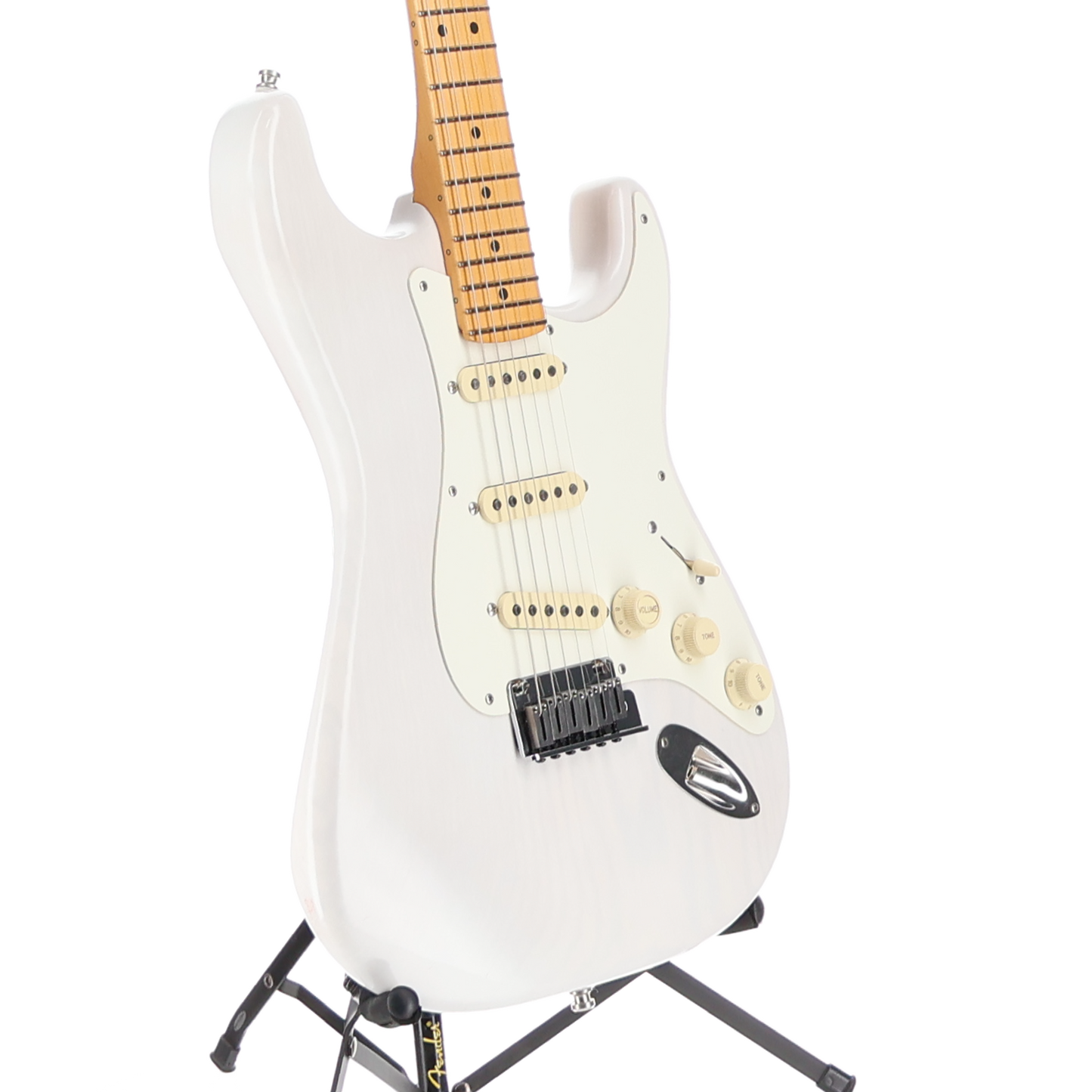 Fender American Ultra Luxe Vintage '50s Stratocaster, Maple Fingerboard, White Blonde (H8) (09252)