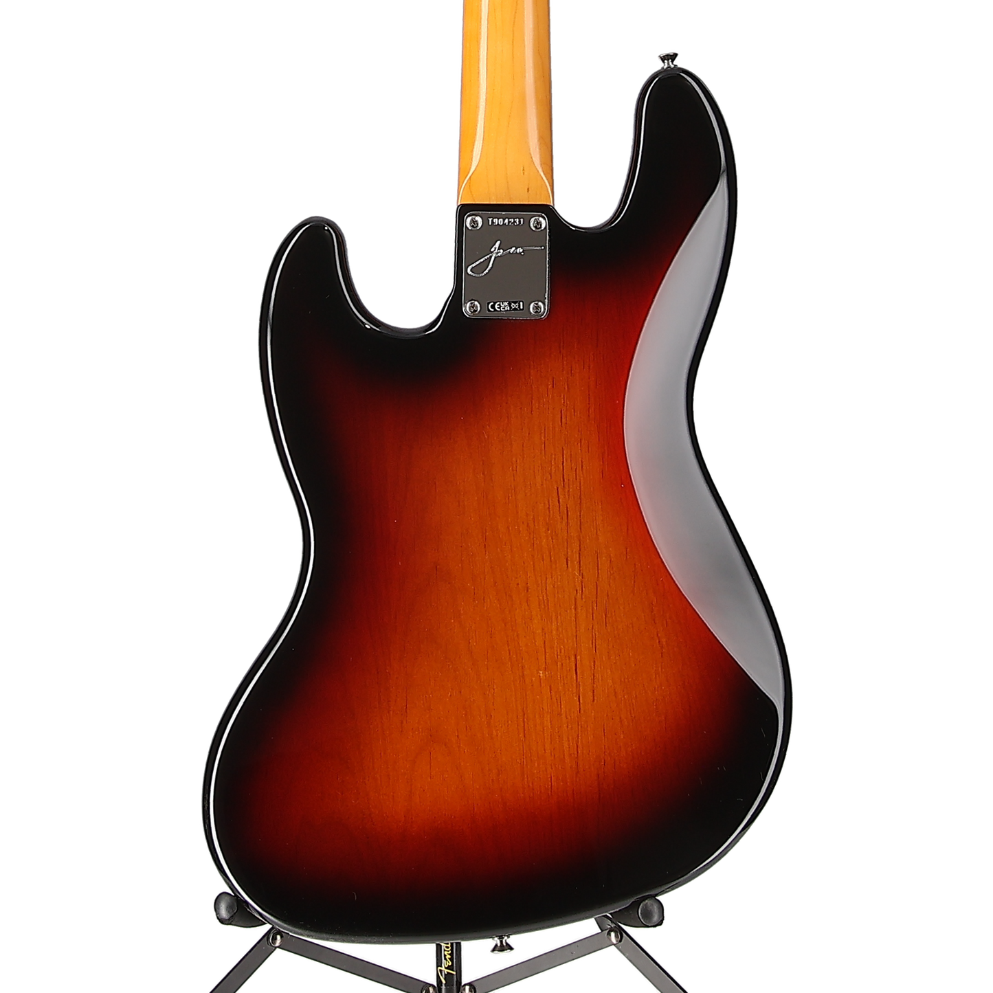 Fender Jaco Pastorius Jazz Bass, Fretless, Pau Ferro Fingerboard, 3-Color Sunburst (T4) (04231)