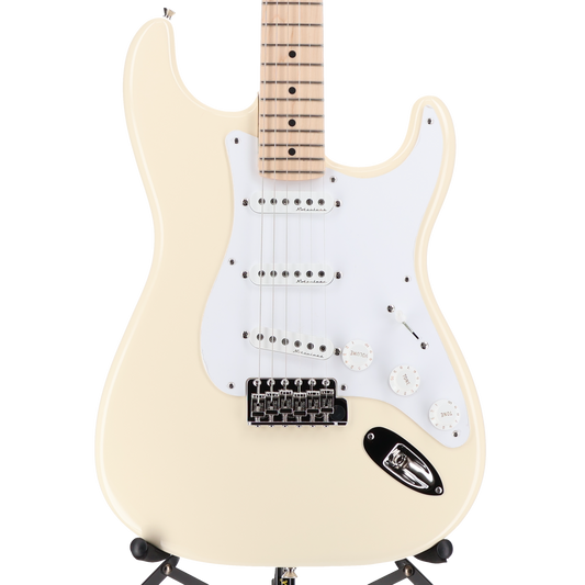 Fender Eric Clapton Stratocaster, Maple Fingerboard, Olympic White (R12) (00853)