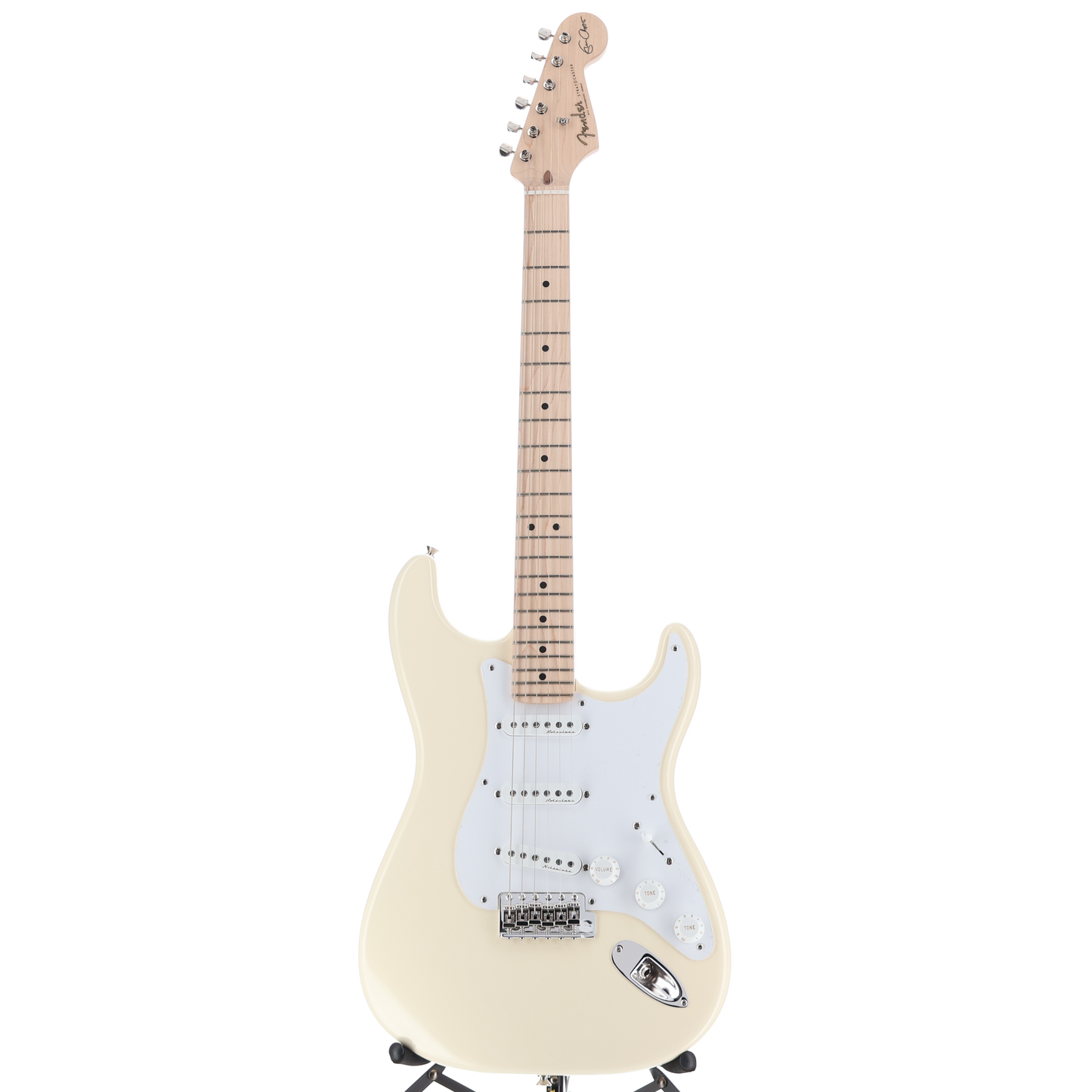 Fender Eric Clapton Stratocaster, Maple Fingerboard, Olympic White (F5) (96685)