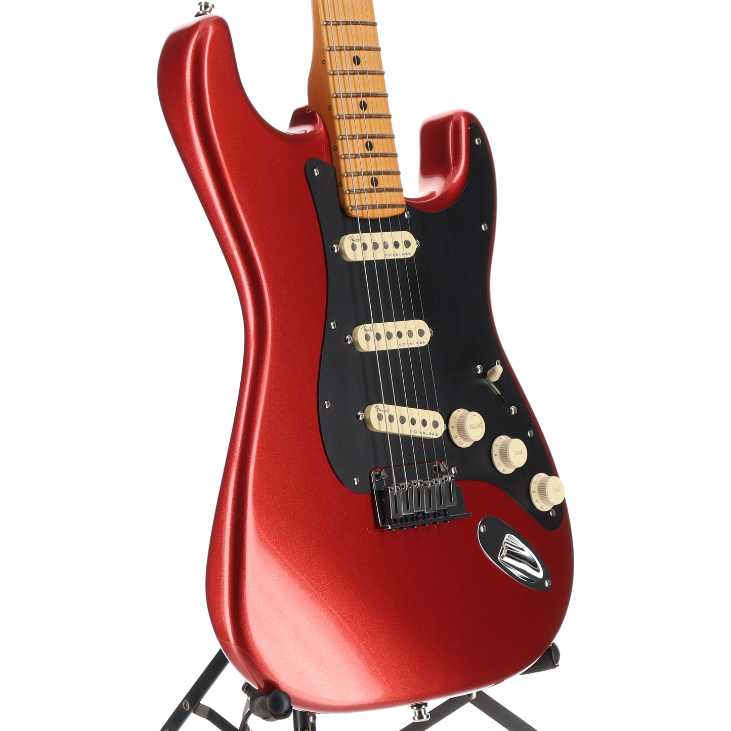 Fender American Ultra II Stratocaster, Maple Fingerboard, Sinister Red (H7) (08019)