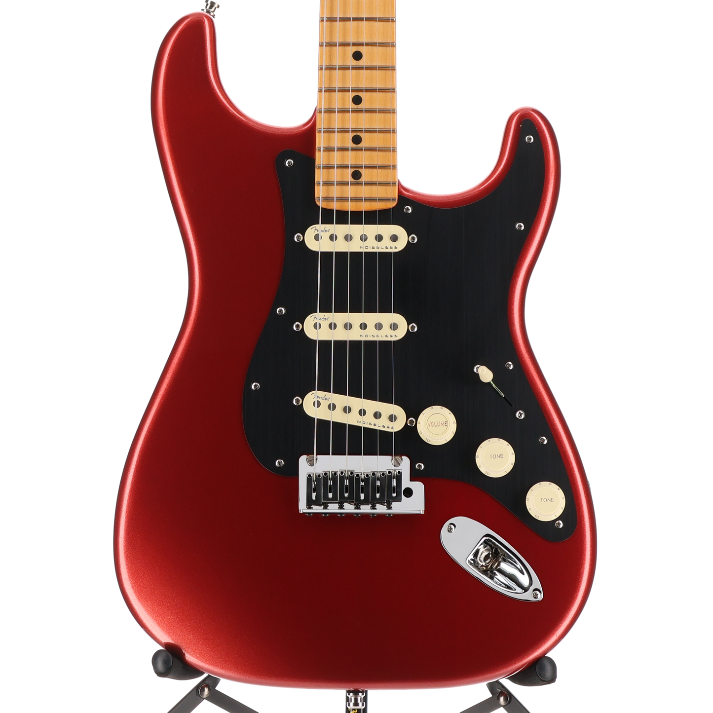 Fender American Ultra II Stratocaster, Maple Fingerboard, Sinister Red (H7) (08019)