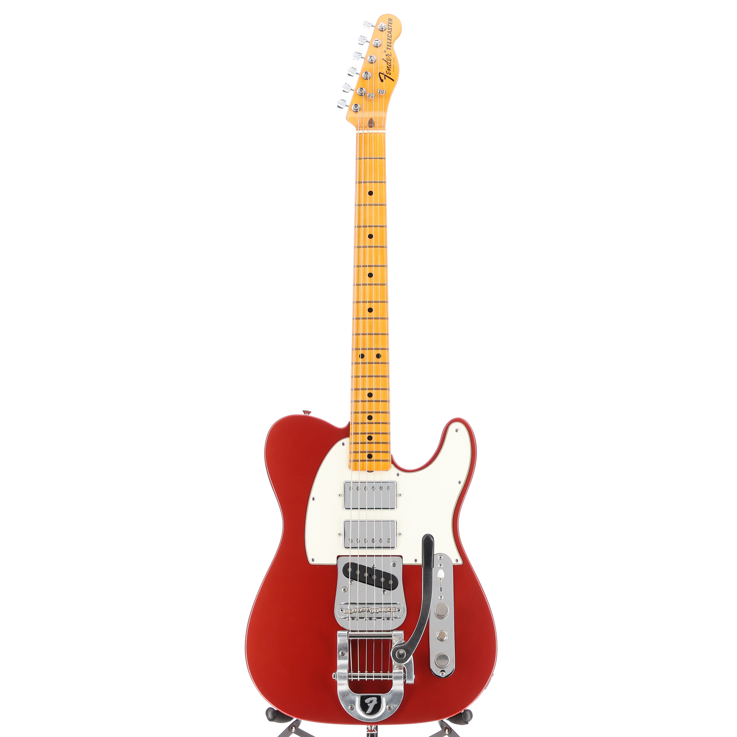 Fender Stories Collection Mike Campbell Red Dog Telecaster, Maple Fingerboard, Red Dog Red (P4) (50582)