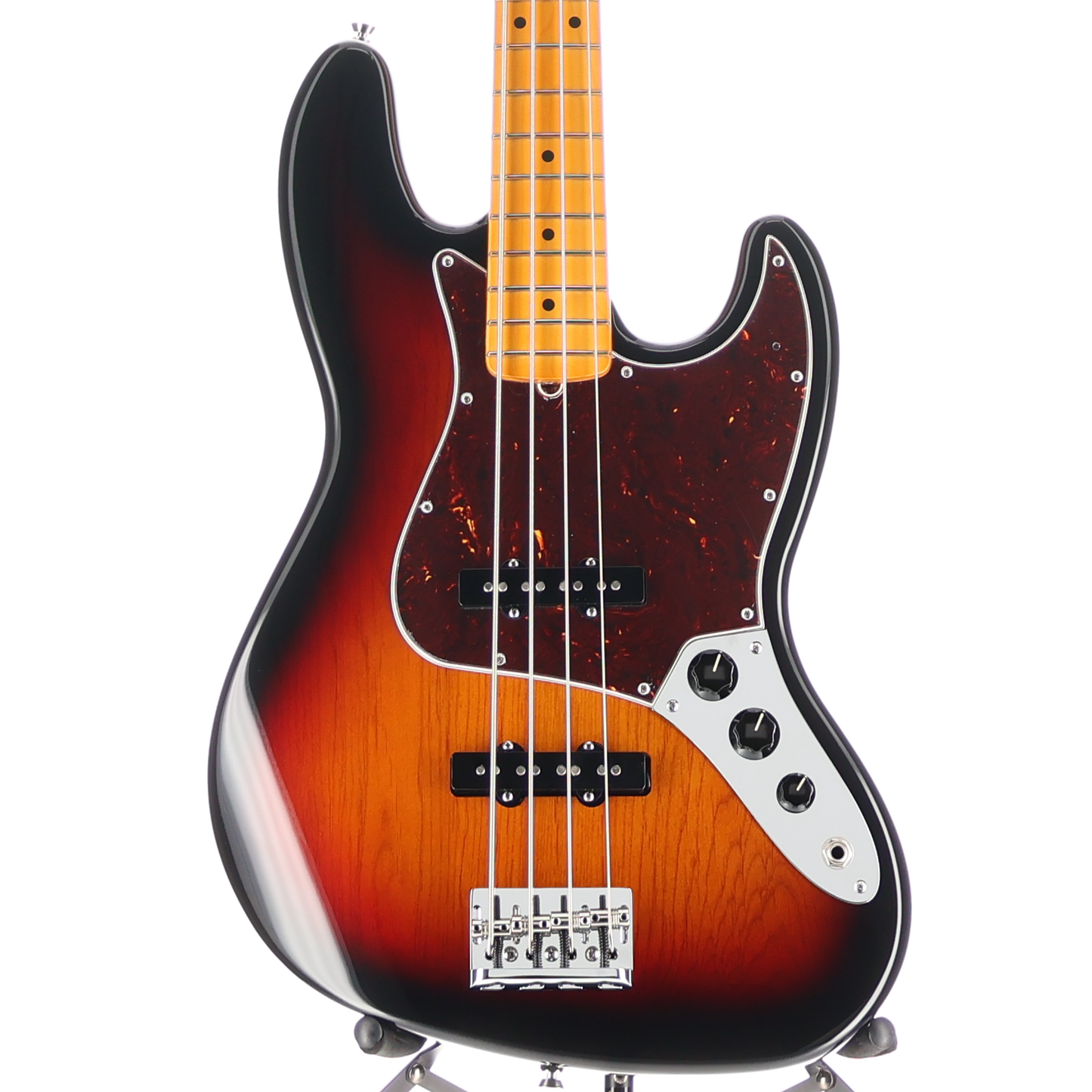 Fender American Professional II Jazz Bass, Maple Fingerboard, 3-Color Sunburst (P10) (93948)