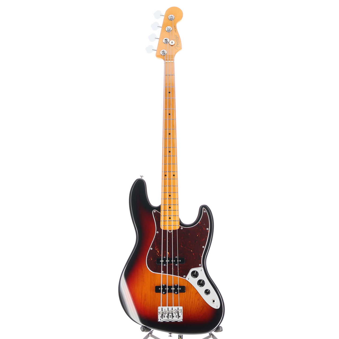 Fender American Professional II Jazz Bass, Maple Fingerboard, 3-Color Sunburst (P10) (93948)