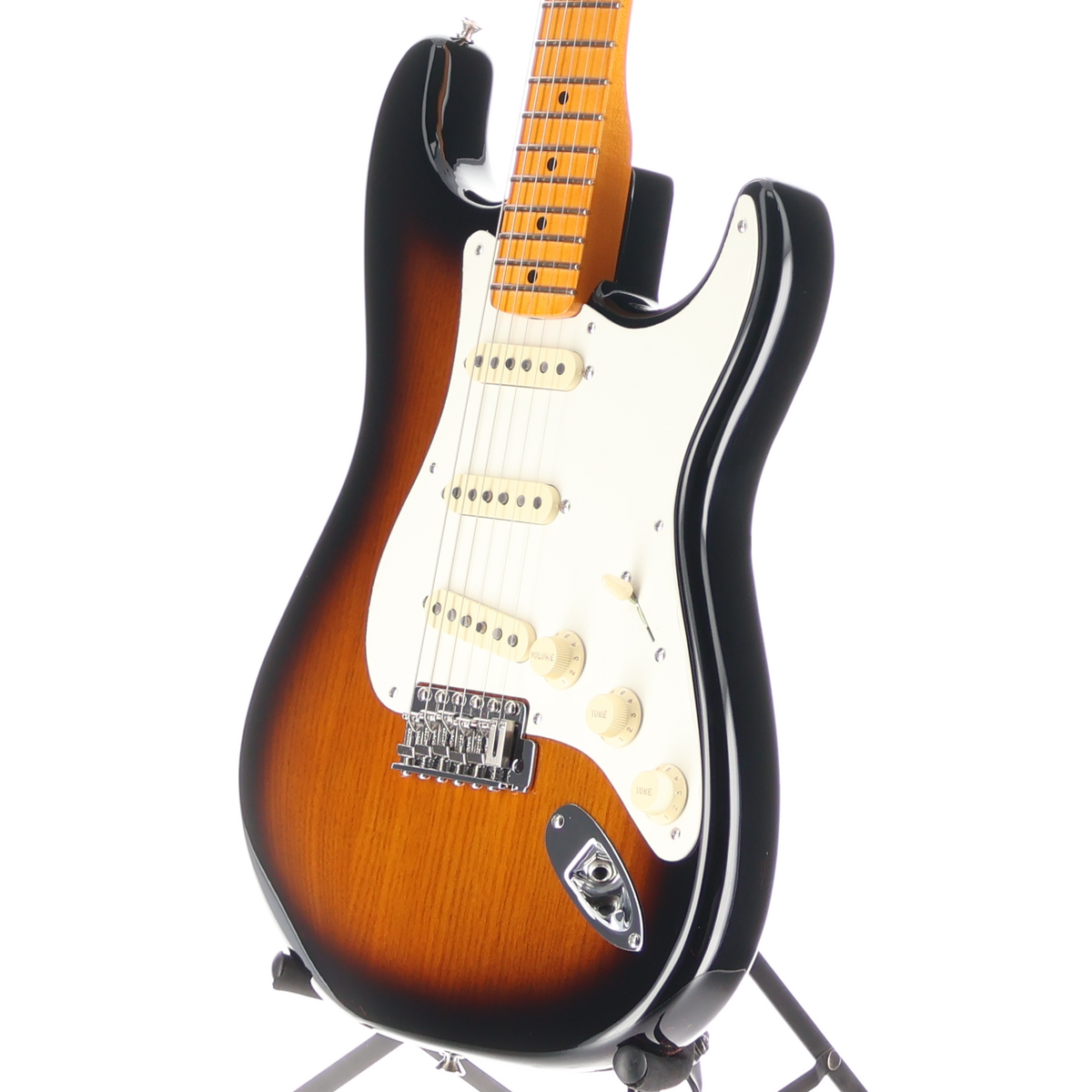 Fender Stories Collection Eric Johnson 1954 Virginia Stratocaster, Maple Fingerboard, 2-Color Sunburst (T7) (01614)