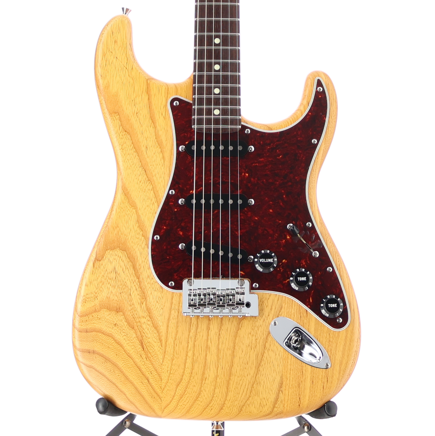 Fender Made in Japan Limited Stratocaster, Raw Ash, Rosewood Fingerboard, Vintage Natural (I2) (08793)
