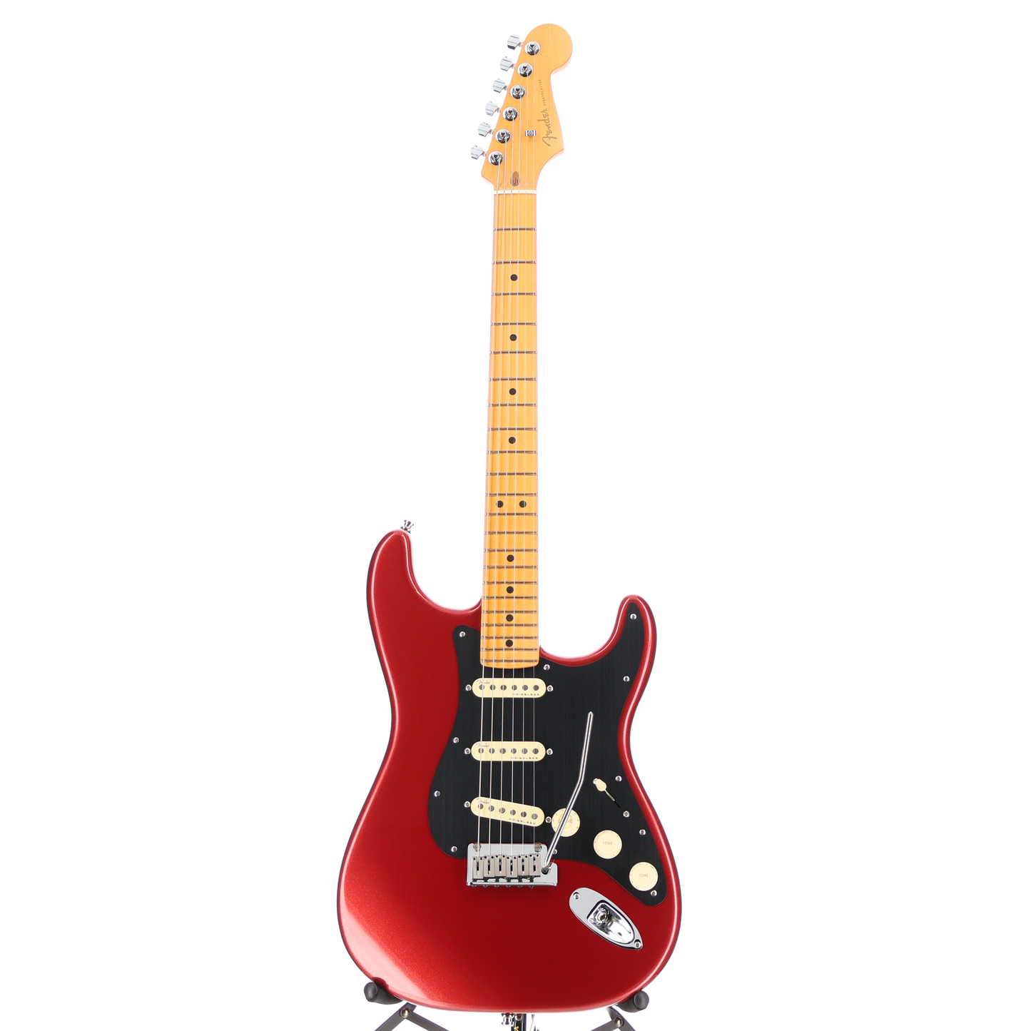 Fender American Ultra II Stratocaster, Maple Fingerboard, Sinister Red (L1) (37322)