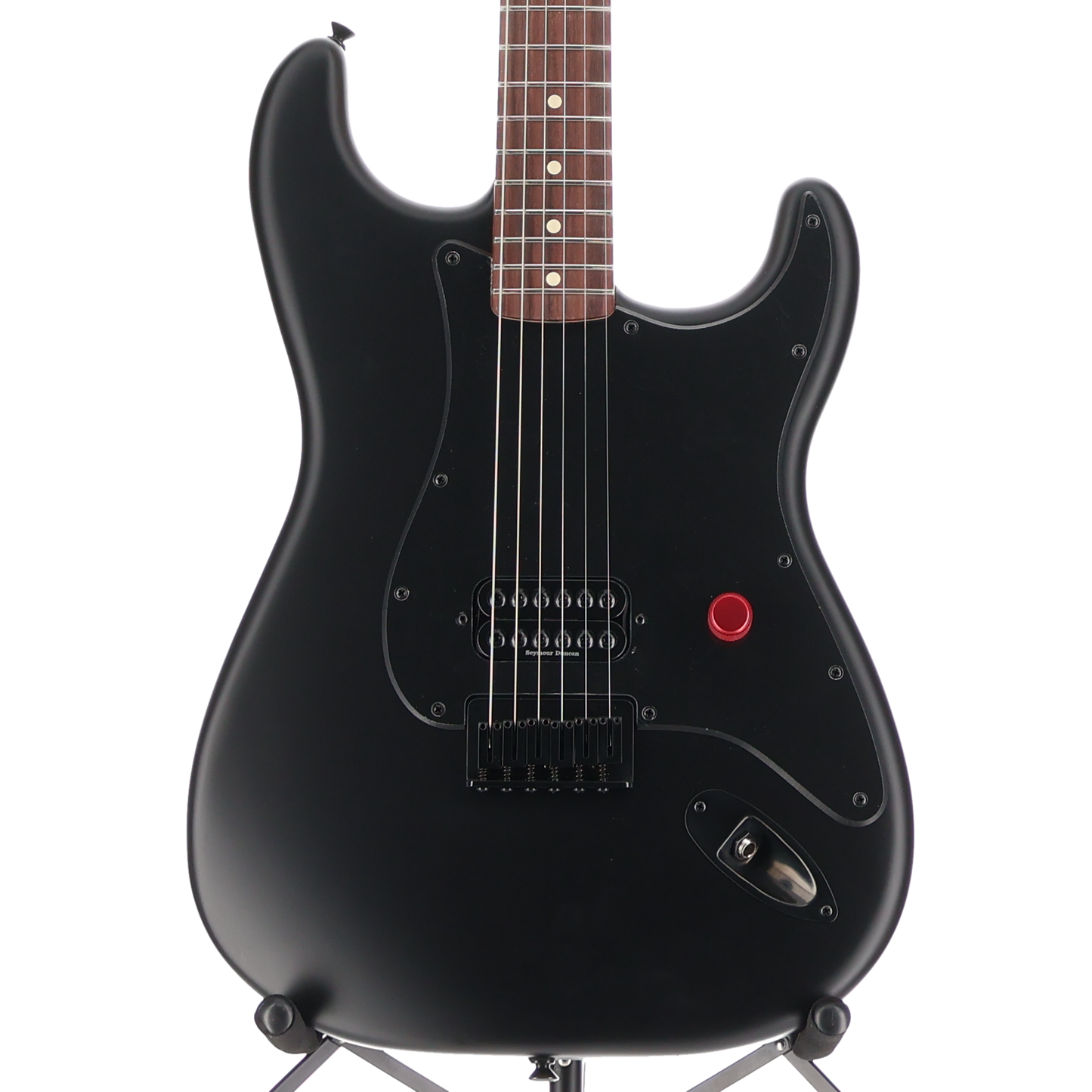 Fender TTS* Tom Delonge Stratocaster, Rosewood Fingerboard, Blackout (T12) (24642)