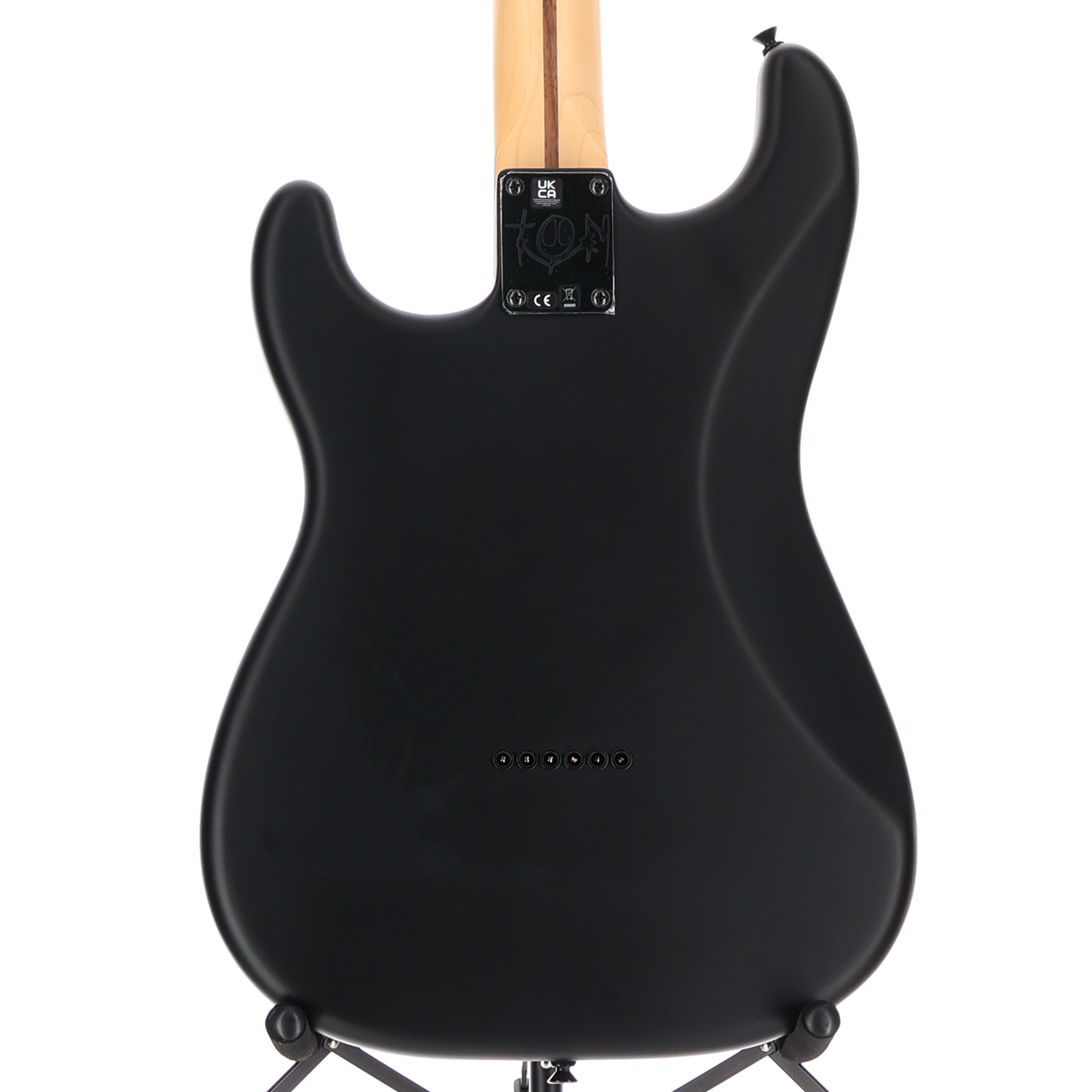 Fender TTS* Tom Delonge Stratocaster, Rosewood Fingerboard, Blackout (T12) (24642)