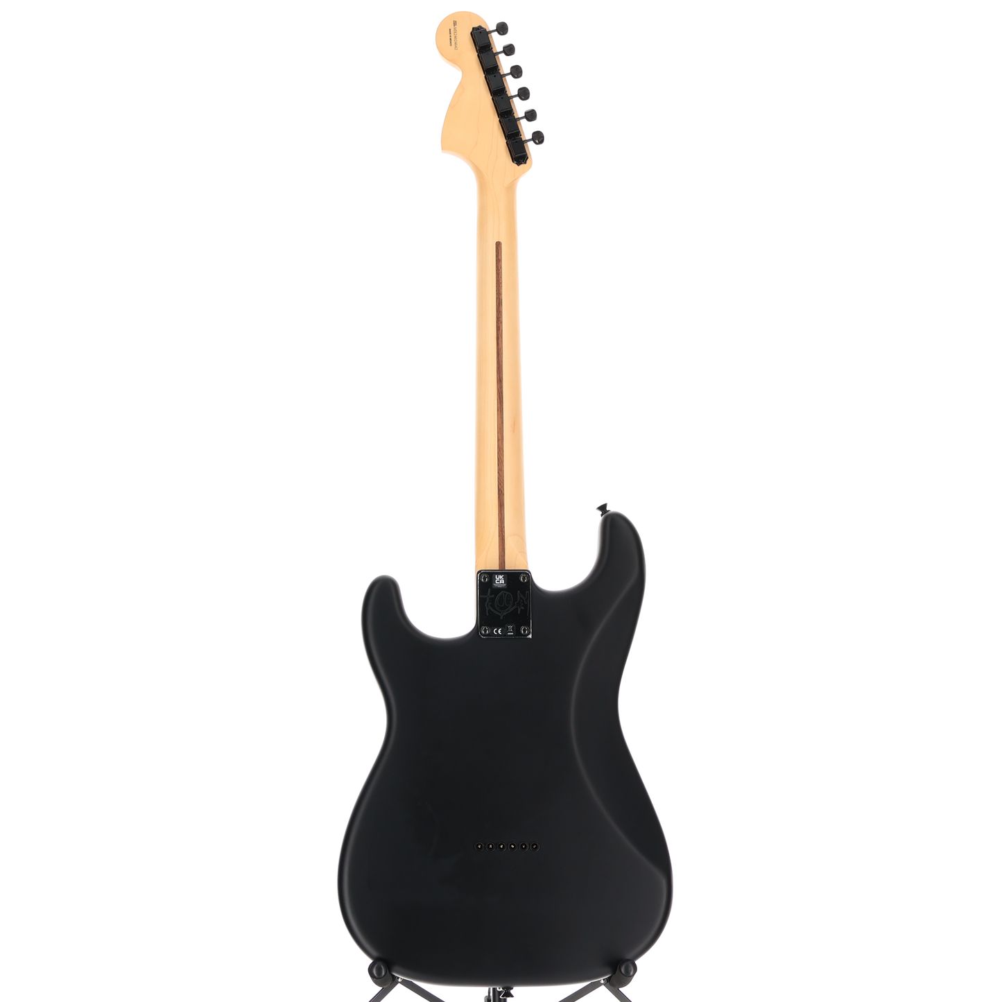 Fender TTS* Tom Delonge Stratocaster, Rosewood Fingerboard, Blackout (T12) (24642)