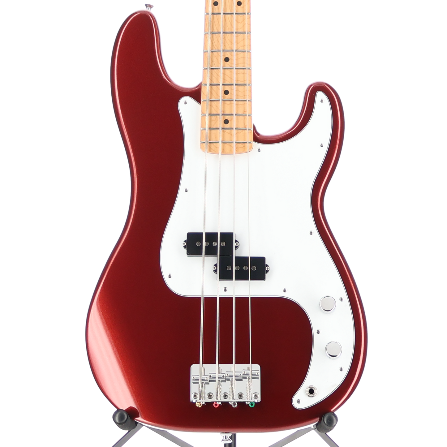 Fender Standard Precision Bass, Maple Fingerboard, White Pickguard, Candy Cola (O7) (13416)