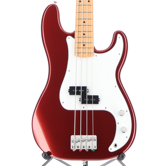Fender Standard Precision Bass, Maple Fingerboard, White Pickguard, Candy Cola (O7) (13416)