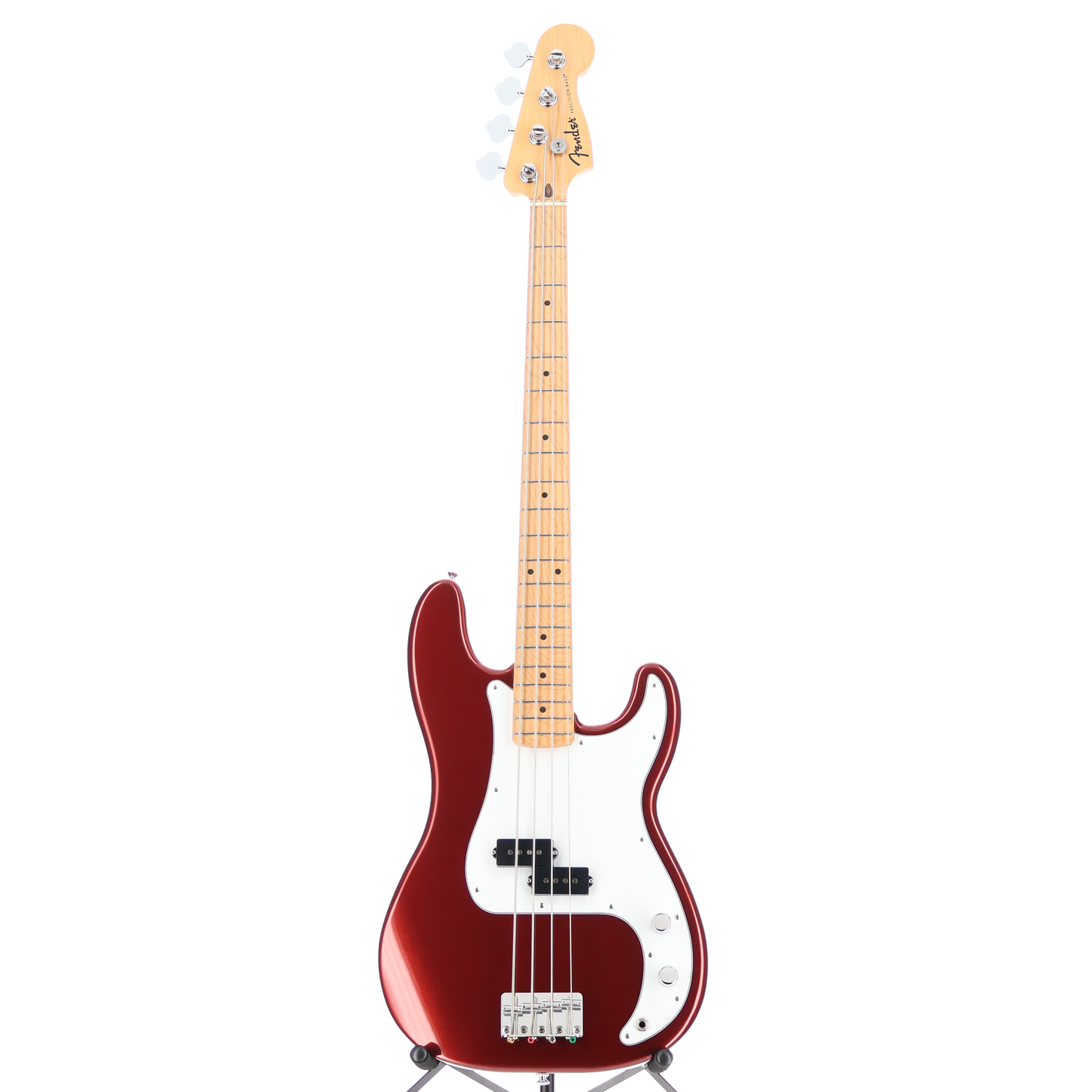 Fender Standard Precision Bass, Maple Fingerboard, White Pickguard, Candy Cola (O7) (13416)