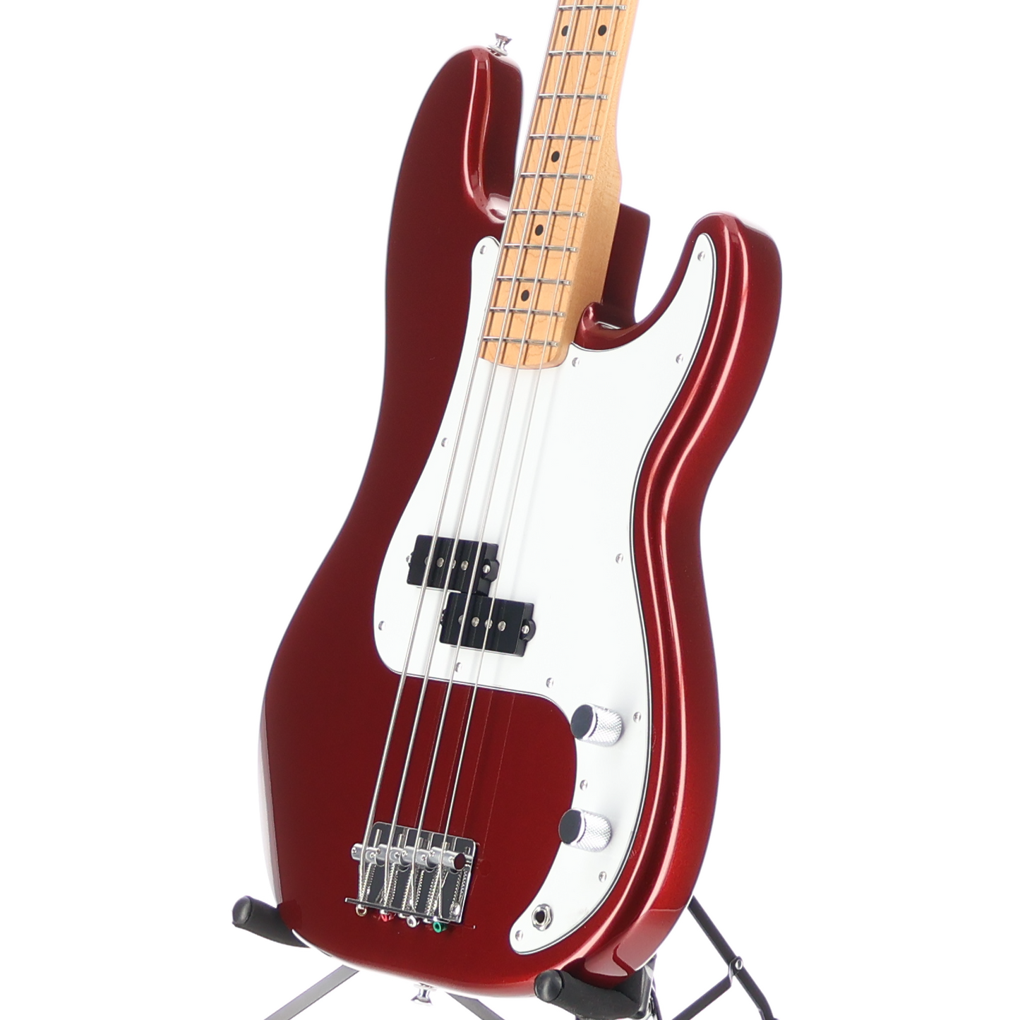 Fender Standard Precision Bass, Maple Fingerboard, White Pickguard, Candy Cola (O7) (13416)