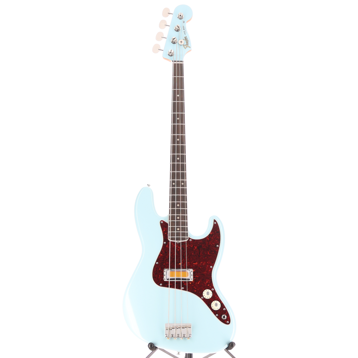 Fender Gold Foil Jazz Bass, Ebony Fingerboard, Sonic Blue (O12) (09859)