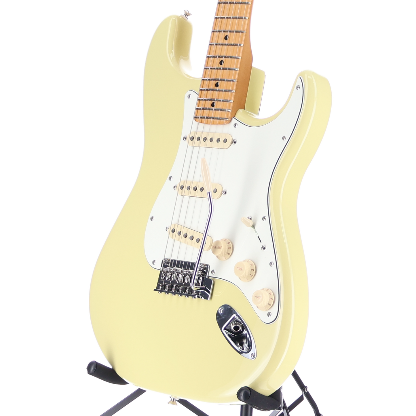 Fender Player II Stratocaster, Maple Fingerboard, Hialeah Yellow (Q4) (49647)