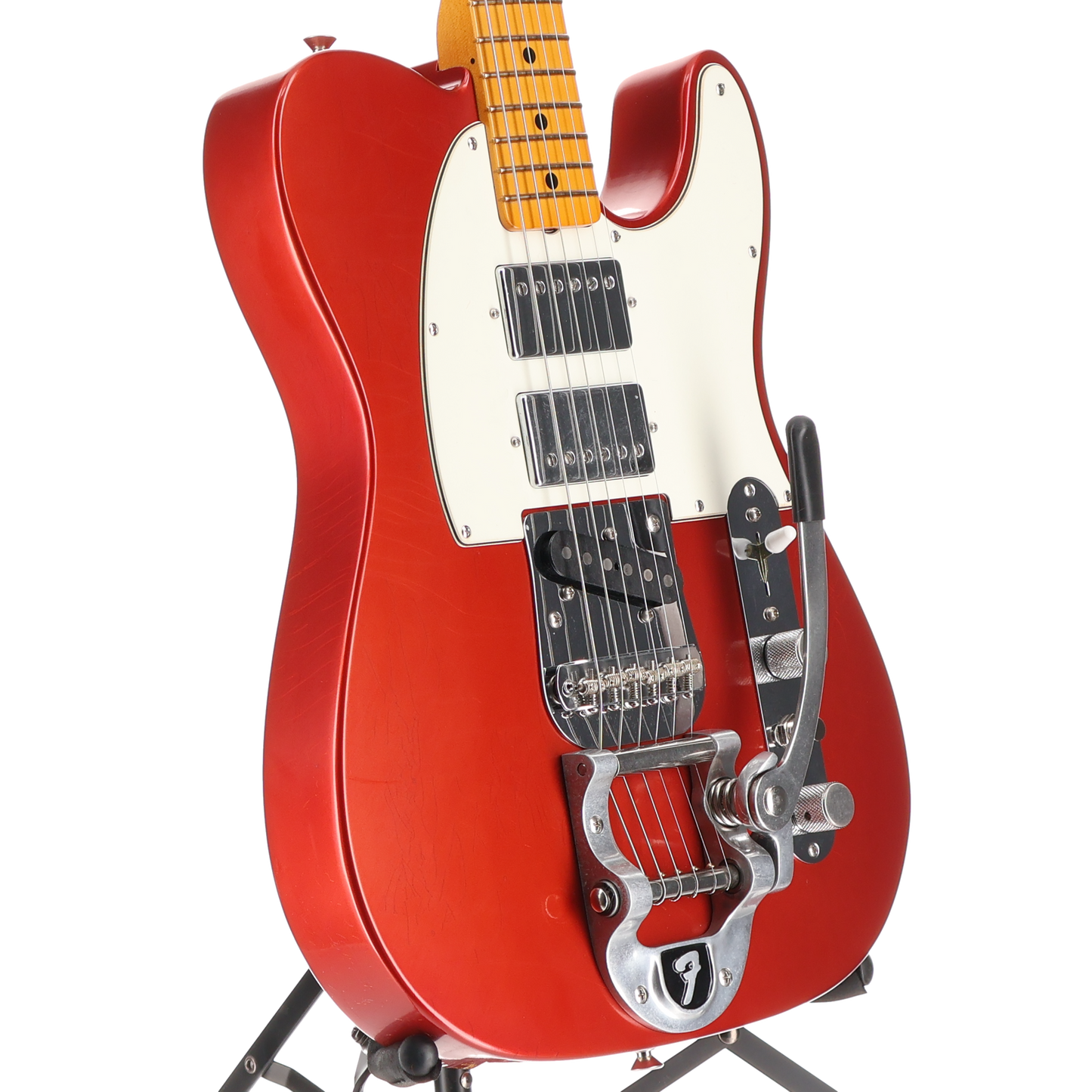 Fender Stories Collection Mike Campbell Red Dog Telecaster, Maple Fingerboard, Red Dog Red (P4) (50582)