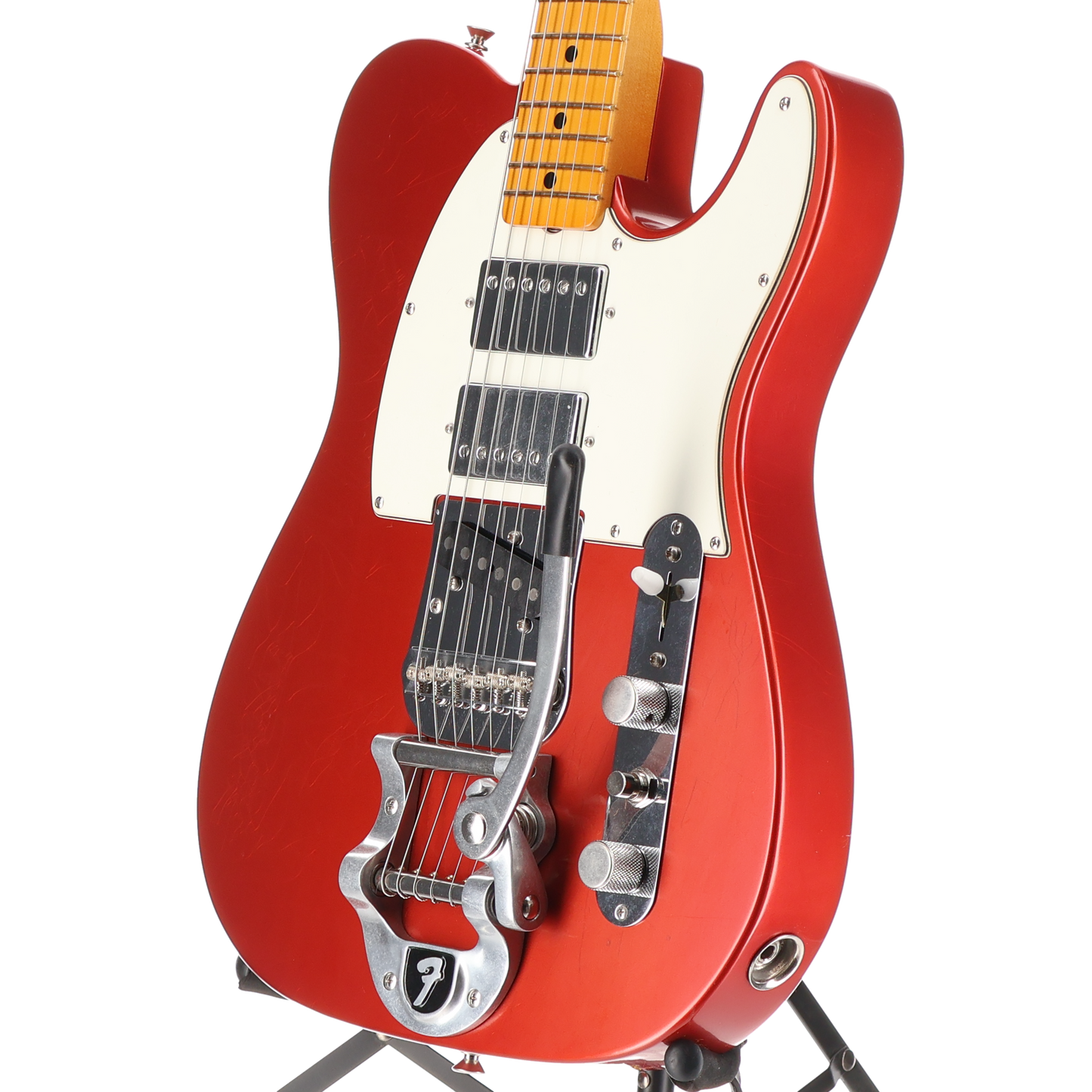 Fender Stories Collection Mike Campbell Red Dog Telecaster, Maple Fingerboard, Red Dog Red (P4) (50582)
