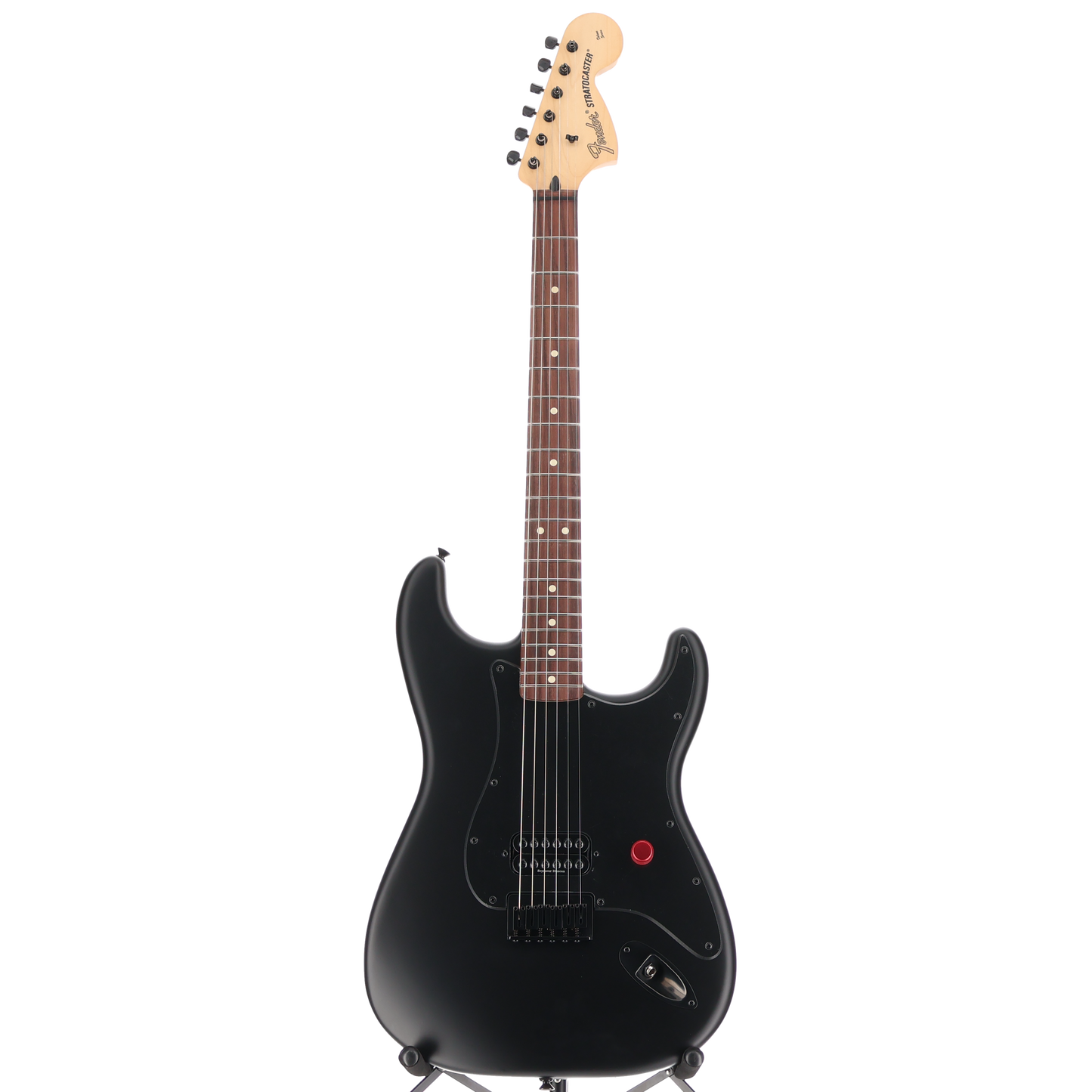 Fender TTS* Tom Delonge Stratocaster, Rosewood Fingerboard, Blackout (T12) (24642)