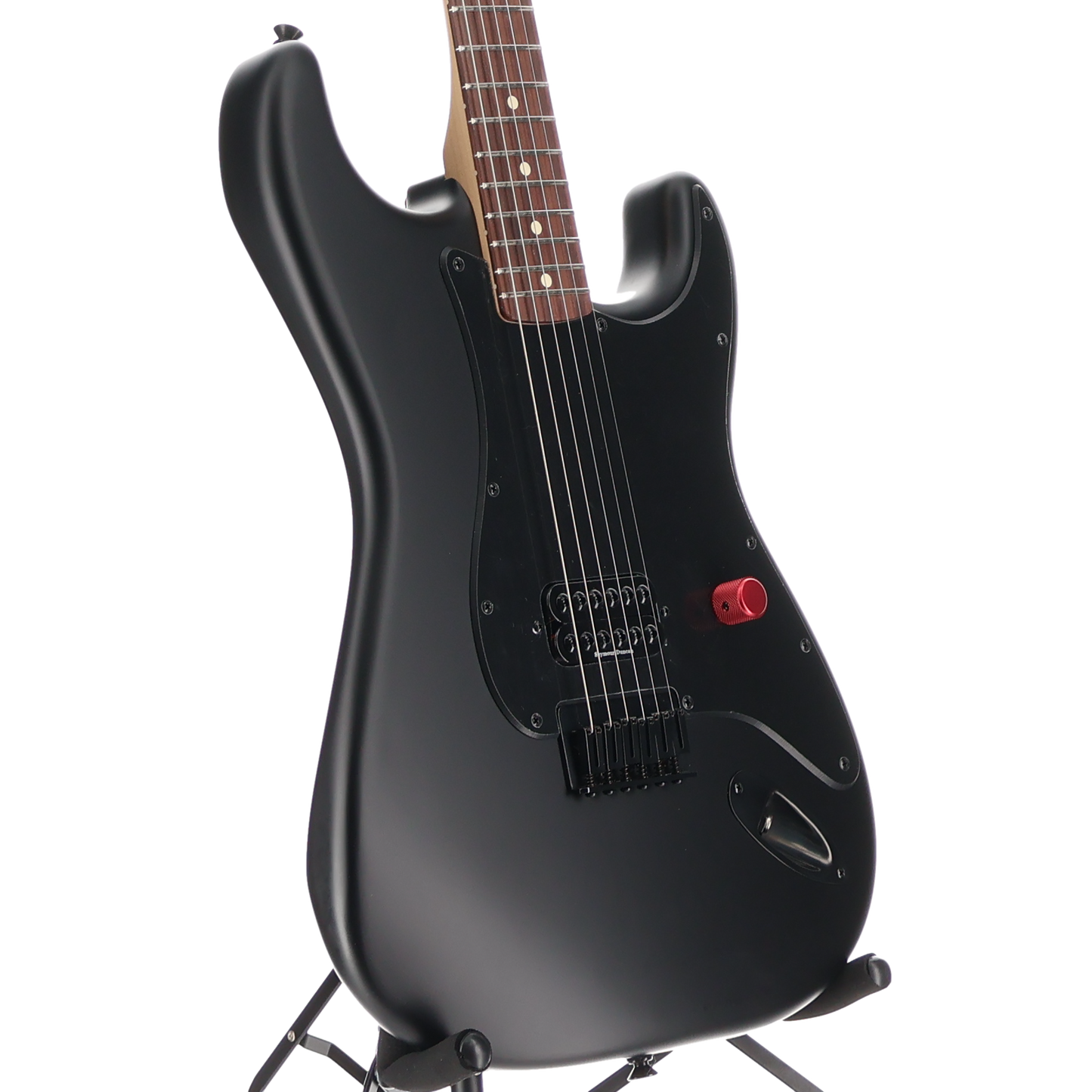 Fender TTS* Tom Delonge Stratocaster, Rosewood Fingerboard, Blackout (T12) (24642)