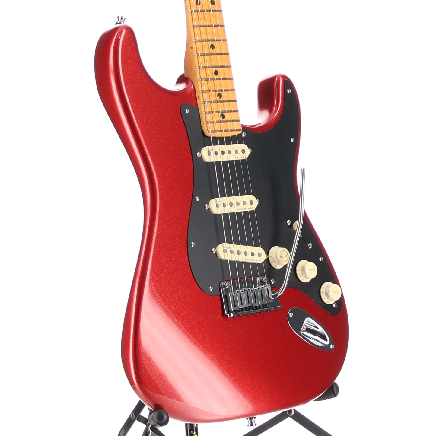 Fender American Ultra II Stratocaster, Maple Fingerboard, Sinister Red (L1) (37322)