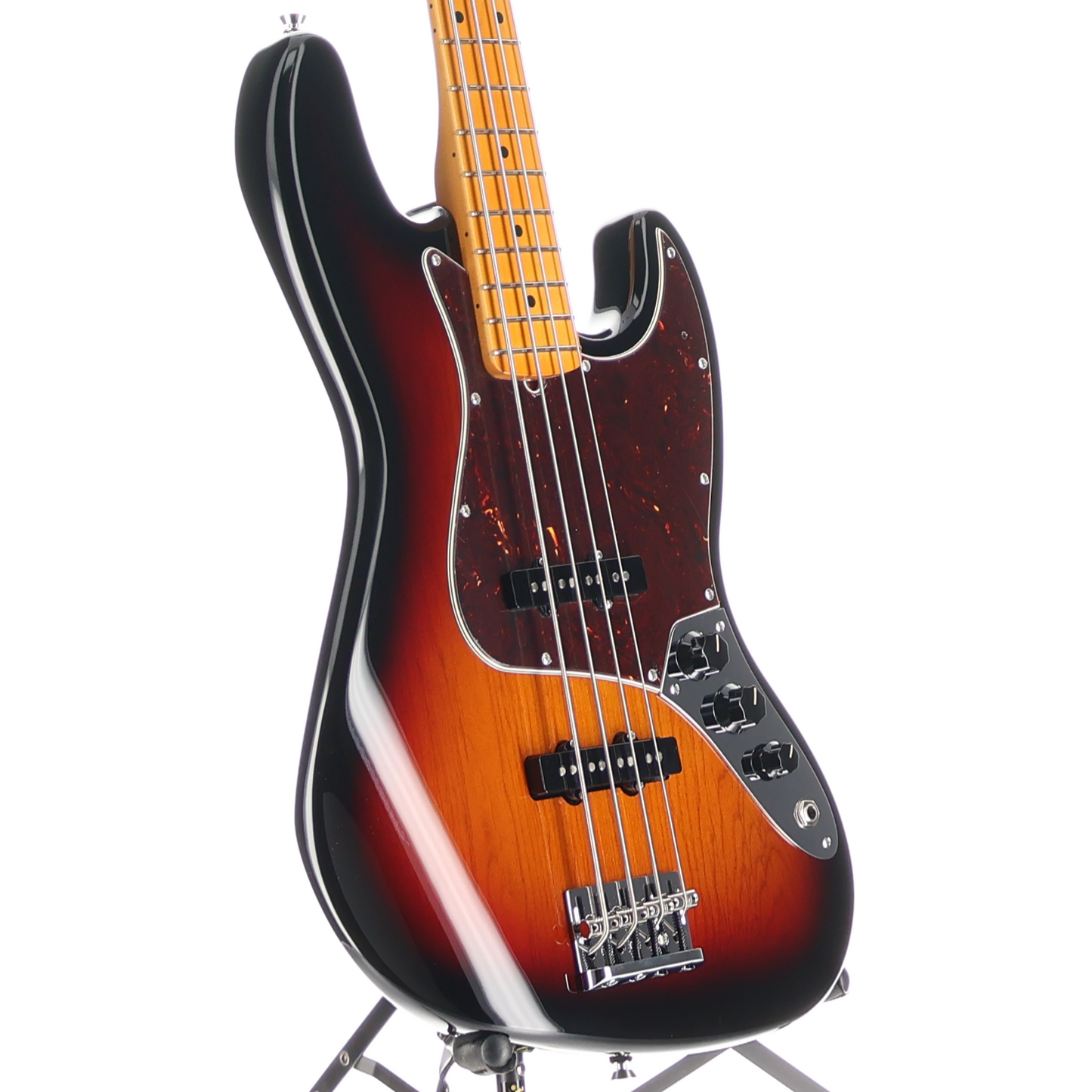 Fender American Professional II Jazz Bass, Maple Fingerboard, 3-Color Sunburst (P10) (93948)
