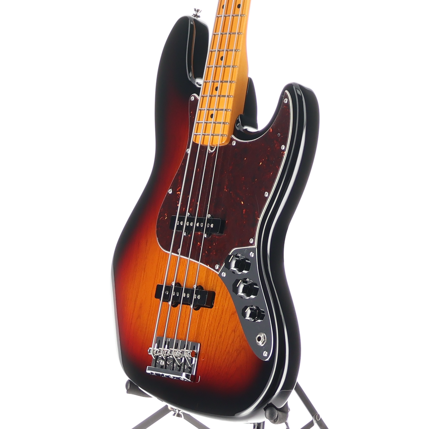 Fender American Professional II Jazz Bass, Maple Fingerboard, 3-Color Sunburst (P10) (93948)