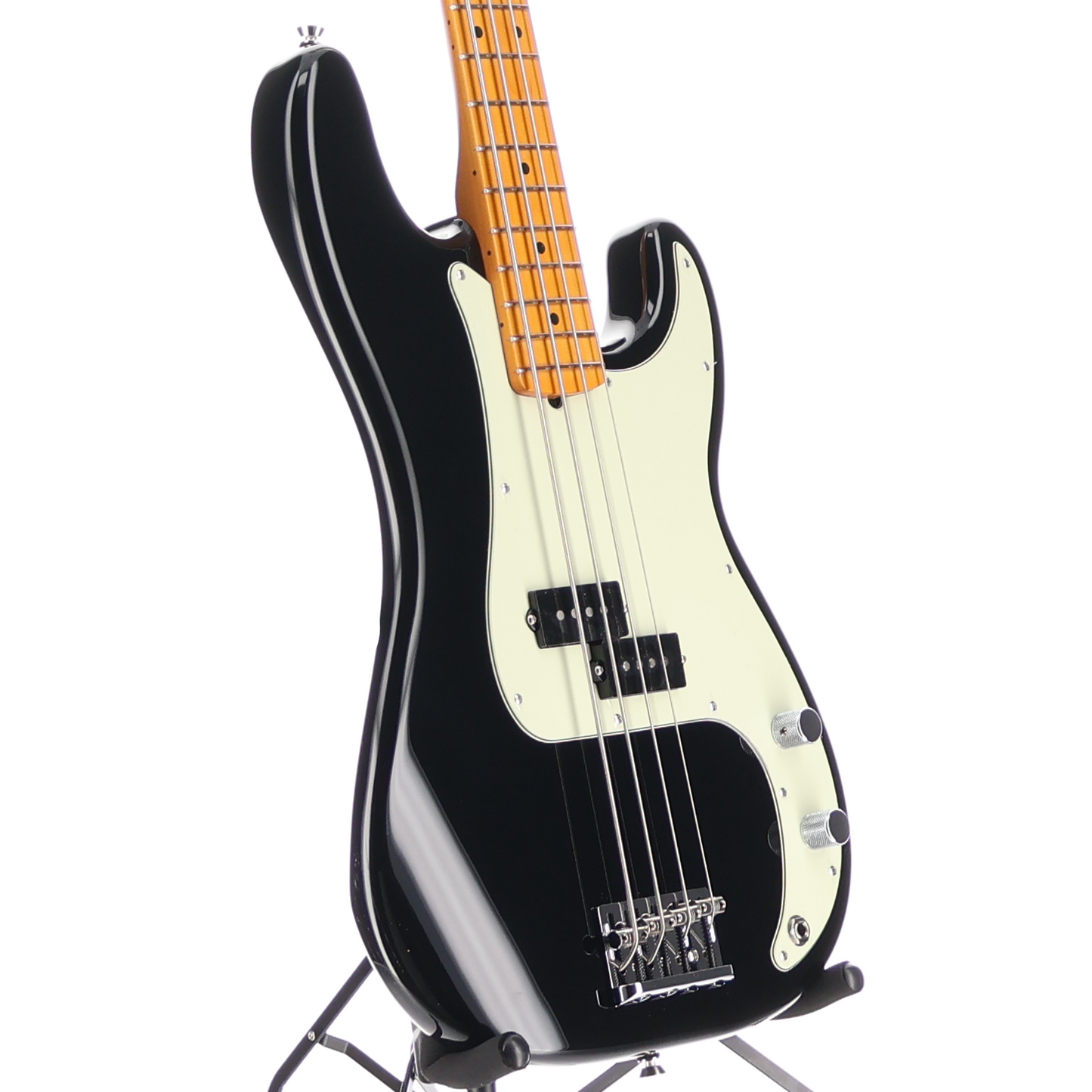 Fender American Professional II Precision Bass, Maple Fingerboard, Black (F8) (02348)