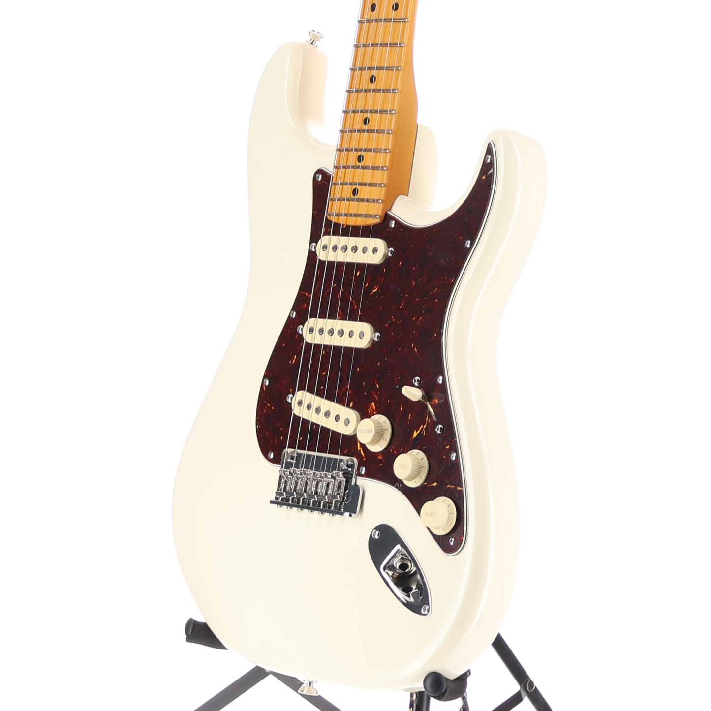 Fender American Professional II Stratocaster, Maple Fingerboard, Olympic White (F7) (07944)