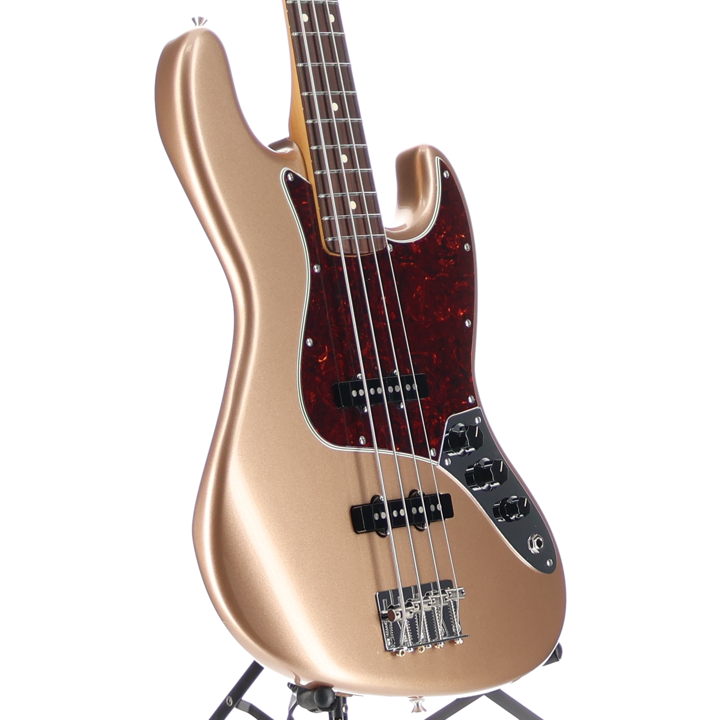 Fender American Professional Classic Jazz Bass, Rosewood Fingerboard, Faded Firemist Gold (K9) (09160)