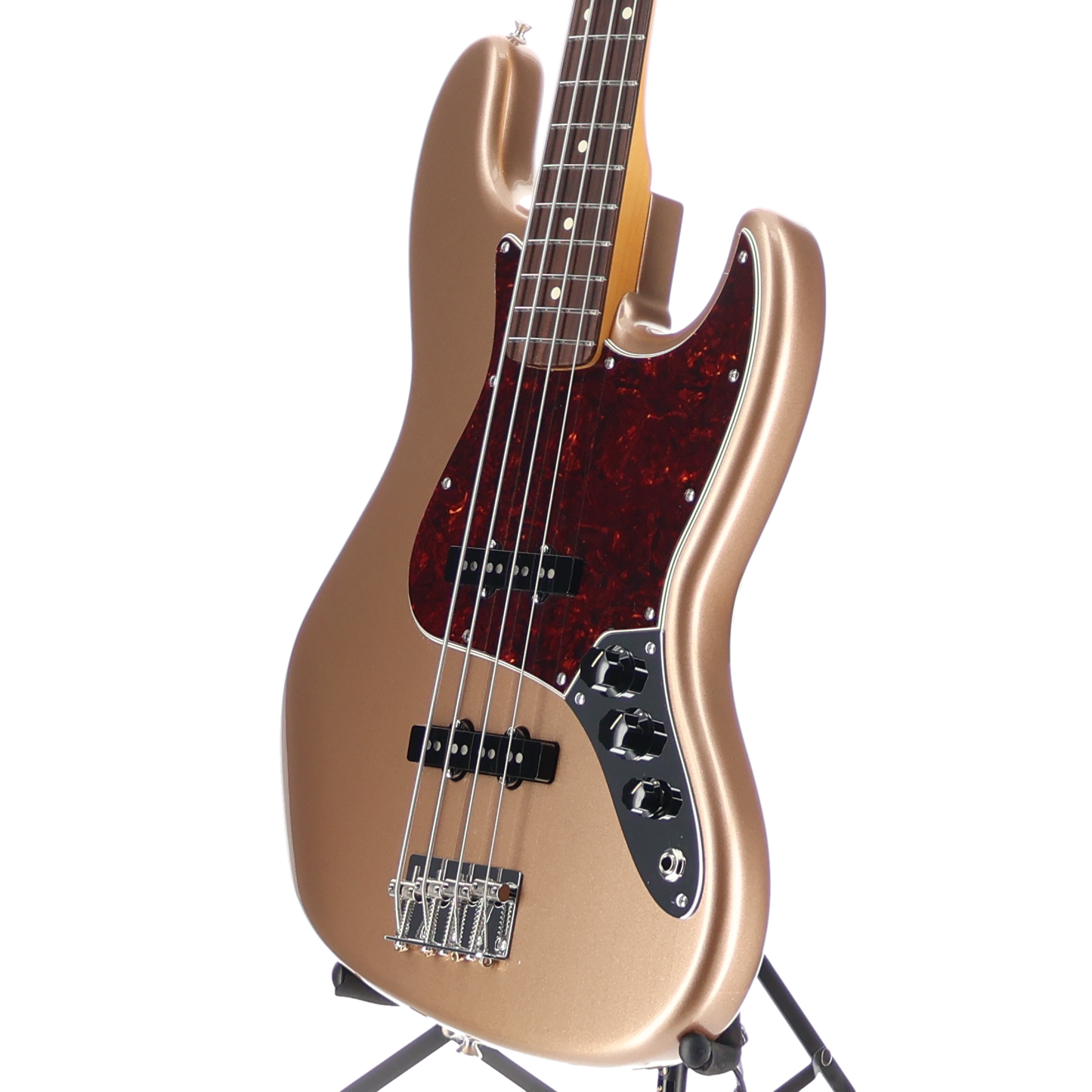 Fender American Professional Classic Jazz Bass, Rosewood Fingerboard, Faded Firemist Gold (K9) (09160)