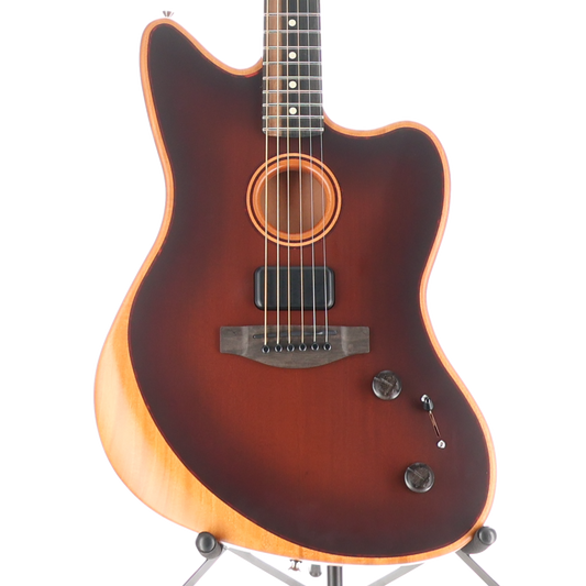 Fender American Acoustasonic Jazzmaster All-Mahogany, Ebony Fingerboard, Bourbon Burst (I5) (3019A)