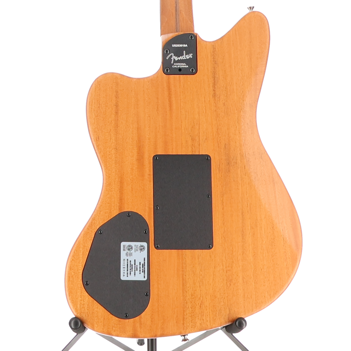 Fender American Acoustasonic Jazzmaster All-Mahogany, Ebony Fingerboard, Bourbon Burst (I5) (3019A)