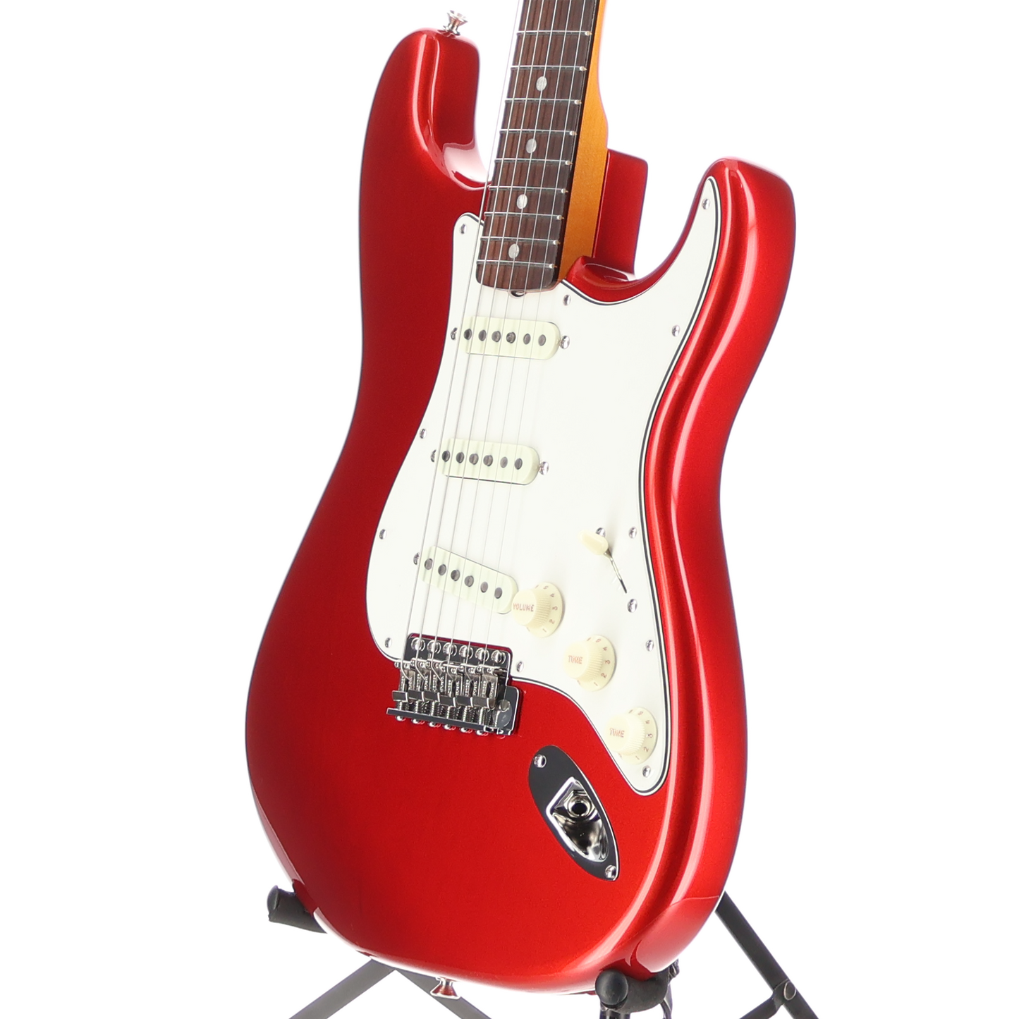 Fender American Vintage II 1965 Stratocaster, Round-Lam Rosewood Fingerboard, Candy Apple Red (F2) (61939)