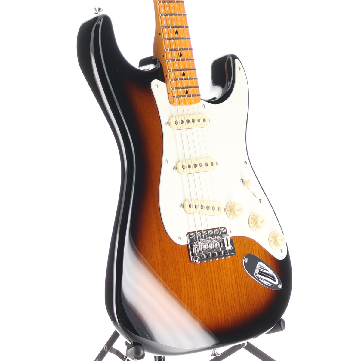 Fender Stories Collection Eric Johnson 1954 Virginia Stratocaster, Maple Fingerboard, 2-Color Sunburst (T7) (01614)